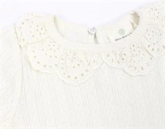 En Fant eggnog pointelle t-shirt